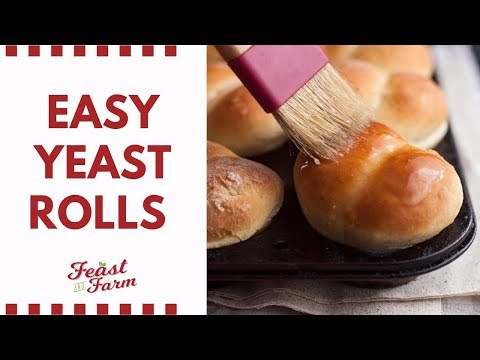 Видео: Как приготовить простые дрожжевые булочки