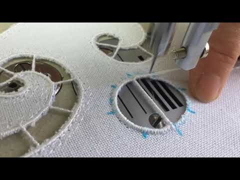 Видео: Вышивка ришелье