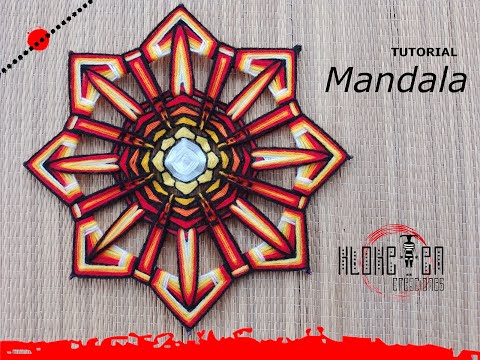 Видео: 💖 Мандала Январского Солнца 🌞 супер ПРОСТО шаг за шагом! плетеная мандала - ручная работа