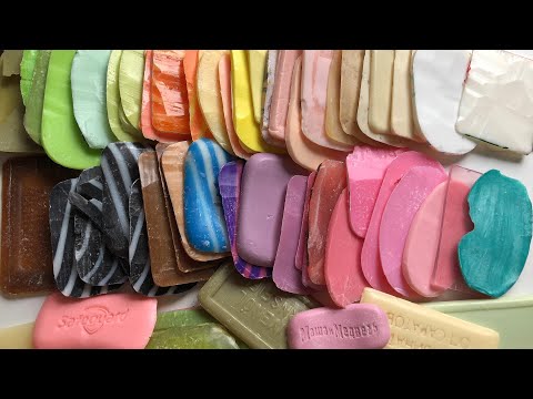 Видео: Breaking soap plates, crunchy soap/ АСМР ломаю мыльные пластинки