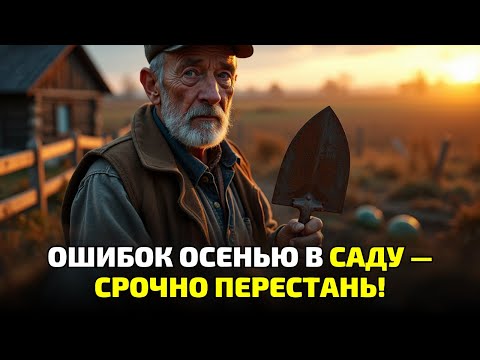Видео: Не трогай землю осенью! Главные запреты для садоводов перед холодами!