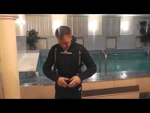 Видео: Подводная охота в сауне.