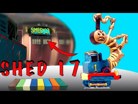 Видео: Страшный ПАРОВОЗИК ТОМАС в Депо 17 😱 Лепим THOMAS.exe Shed 17 с Хоррор Мейкером