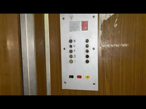 Видео: Лифт ЩЛЗ 1991 года, V=1.0 м/с, гп=500 кг. (г. Гомель)