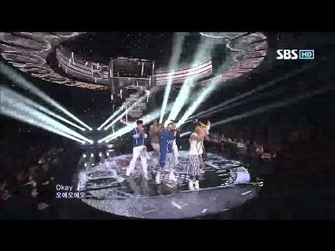 Видео: BTOB [WOW] @SBS Inkigayo Популярная песня 20120930