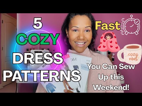 Видео: 5 уютных выкроек платьев, которые можно сшить на этих выходных 🍁
