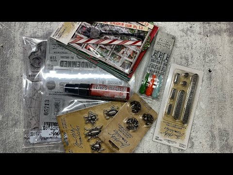 Видео: Tim Holtz😃 ко мне приехали штампыыы😍