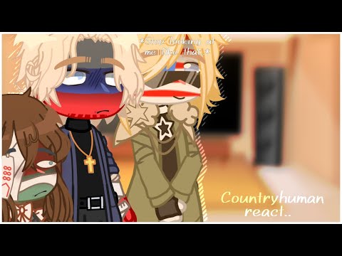Видео: || Реакция стран/Countryhumans react to.. ||1/???||