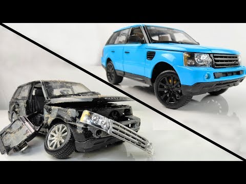 Видео: Восстановление и настройка Поврежденный Range Rover - Range Rover  Модель автомобиля Восстановление