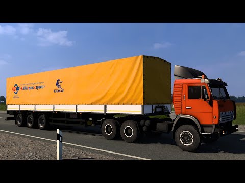 Видео: 1170 / ETS 2 1.55 / КАМАЗ 5410 / Русская сборка.