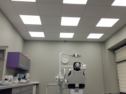 Видео: Потолок в стоматологию. Армстронг медицинский г. Железнодорожный18.08.21