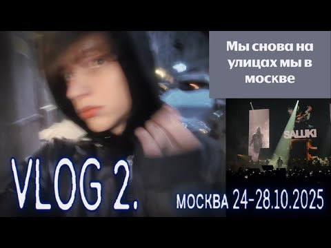 Видео: ВЛОГ 2 / МОСКВА / КОНЦЕРТ 