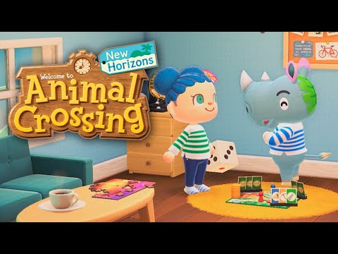 Видео: Animal Crossing | Дача для любителя настолок | Прохождение №41