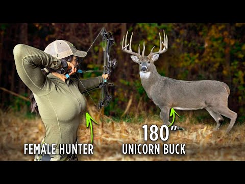 Видео: Сара Боу охотится на гигантского айовского самца длиной 180 дюймов! |Её самый большой самец за вс...