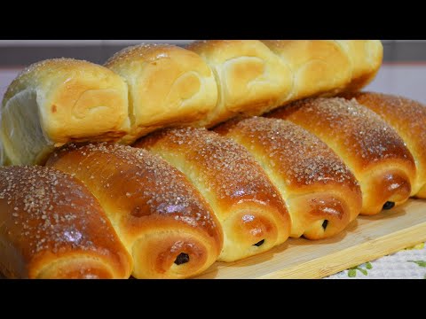 Видео: Сдобные булочки с изюмом😍Пышные и невероятно вкусные | Танюшина кухня