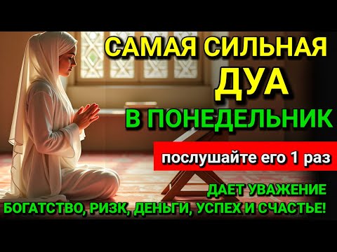 Видео: 🎧Дуа В понедельник Очень сложные проблемы будут решены 🎧 #дуа 