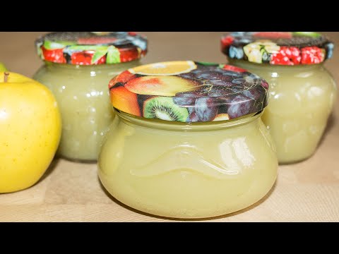 Видео: По вашим просьбам!!! Натуральное ЯБЛОЧНОЕ пюре на зиму без сахара Простой рецепт