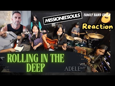 Видео: Rolling in the Deep от Адель | Missioned Souls | студийный кавер для семейной группы — Реакция