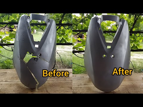 Видео: Пластик как НОВЫЙ. Реставрация пластика Honda Dio 62