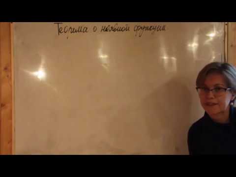 Видео: Теорема о неявной функции, факультет химии, 12 05 20