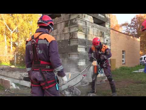 Видео: Татарстан. Сборы спасателей ПФО. Спасработы в завалах при обрушении, в горах, пещерах и штольнях.