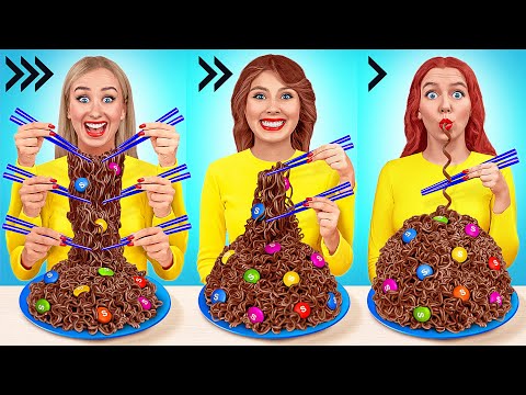 Видео: Быстрая Средняя или Медленная Скорость Еды Челлендж от Mega DO Challenge