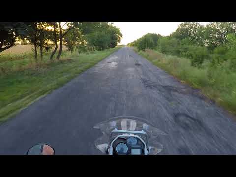 Видео: .BMW R1200GS Падение, первый выезд после травмы.