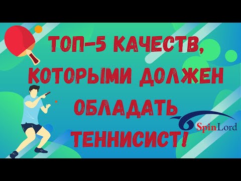 Видео: ТОП-5 КАЧЕСТВ, которыми должен обладать ТЕННИСИСТ!