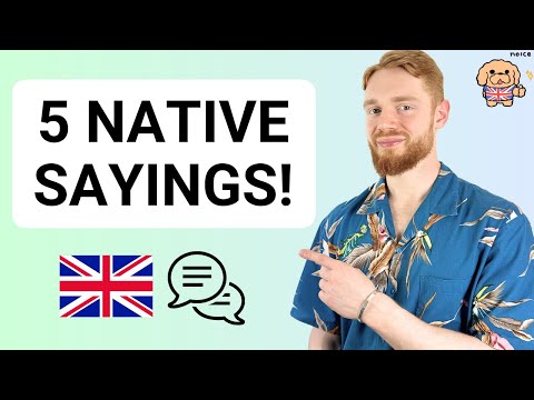 Видео: Если вы знаете эти 5 Британских выражений, вы NATIVE! (+ БЕСПЛАТНО PDF)