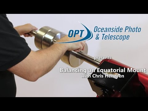Видео: Балансировка экваториальной монтировки с Крисом Хендреном — OPT