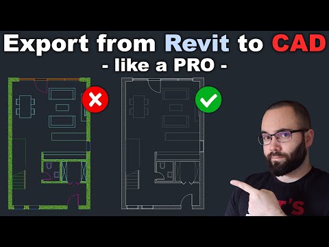 Видео: Учебное пособие по экспорту из Revit в CAD
