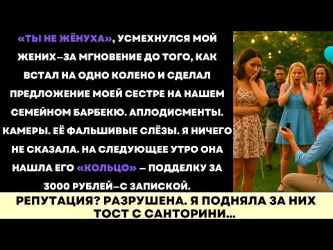 Видео: Он Сказал, Что Я Не Подхожу Для Жены — А Потом Сделал Предложение Моей Сестре Перед Всей Семьёй