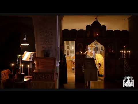 Видео: Полунощница, утреня, часы и Литургия, 22-я седмица по Пятидесятнице, четверг.