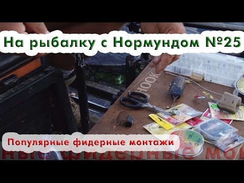 Видео: Популярные фидерные монтажи : На рыбалку с Нормундом #25