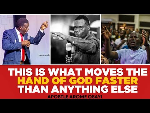 Видео: ЭТО ТО, ЧТО ДВИЖЕТ РУКУ БОГА БЫСТРЕЕ, ЧЕМ ЧТО-ЛИБО ДРУГОЕ! || АПОСТОЛ АРОМ ОСАЙИ