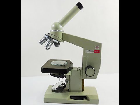 Видео: Микроскоп для контроля заточки. ЛОМО БИОЛАМ.