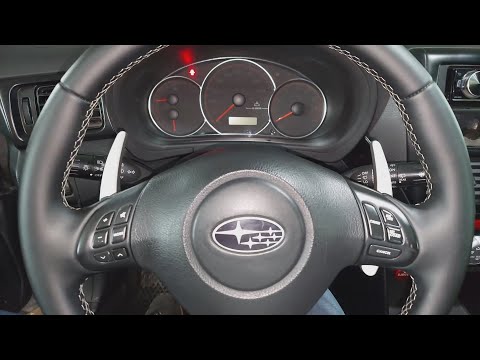 Видео: Установка подрулевых лепестков от #LegacyBL в #ForesterSH