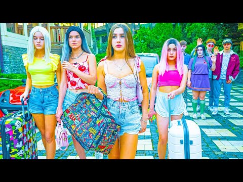 Видео: Дајана и навијачице су напустиле зомби кућу! | Породица зомбија је у великој невољи!