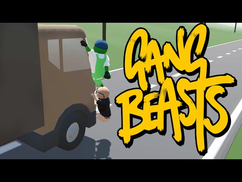 Видео: Gang Beasts - СЛОМАЛИ ГРУЗОВИКИ! (Брейн и Даша)