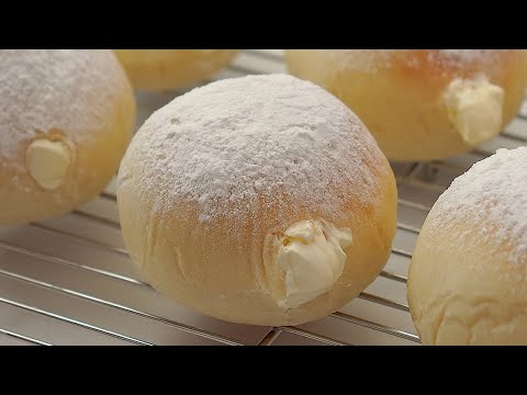 Видео: Японский хлеб со льдом (вкусен даже в замороженном виде) | хлеб с кремовой начинкой