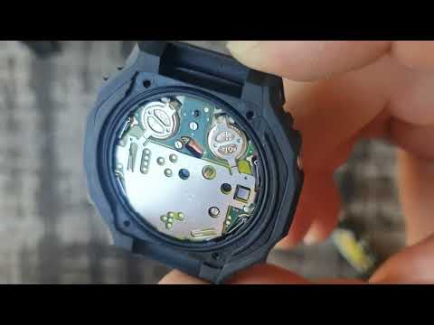 Видео: Разбор Casio G-Shock GA-2100 сьем поляризационной пленки