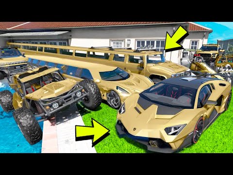 Видео: УГНАЛ КУЧУ ЗОЛОТЫХ ЧИТ ТАЧЕК У МАЖОРА ЗА 180 СЕКУНД! БИТВА ВОРОВ В ГТА 5!