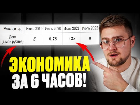 Видео: Экономические Задачи ЕГЭ с Нуля За 6 Часов! Все Задания 16 на Вклады, Кредиты, Оптимизацию!