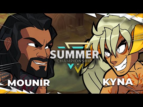 Видео: Мунир против Кины | Круговой бой | Летняя королевская битва Brawlhalla 2025