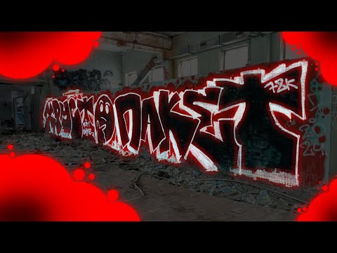 Видео: Big graffiti piece in the anaboned House|Xpyct🤔Пакет.