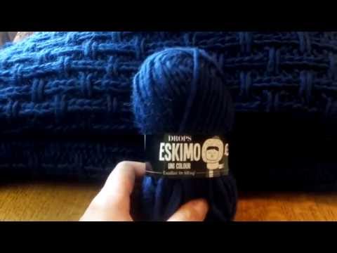 Видео: Пряжа DROPS ESKIMO uni colour. Обзор-отзыв о пряже ESKIMO. Часть 2