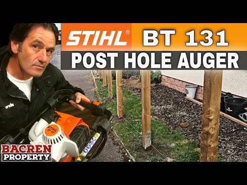 Видео: Земляной бур Stihl BT131 | Обзор бура для выкапывания ям под столбы забора