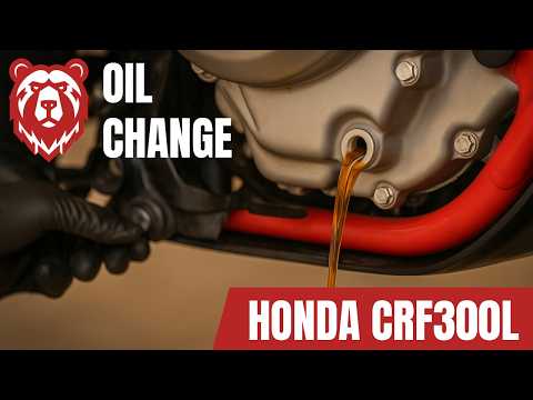 Видео: ЗАМЕНА МАСЛА CRF300L — пошаговая инструкция