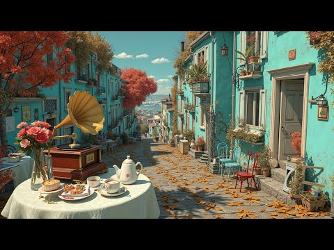 Видео: Уютный кафе-джаз - гитара босса-новы | Расслабляющая осенняя улица | Спокойное время для кофе