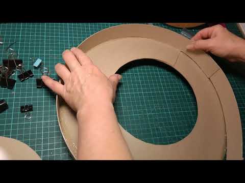 Видео: Круглая рама для картины.Round frames for round paintings.
